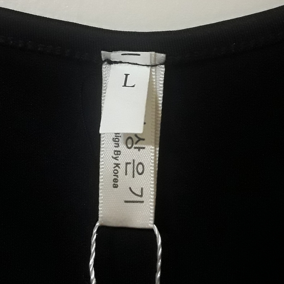 Black White Color Block Long Sleeve Maxi Dress - Picture 8 of 8